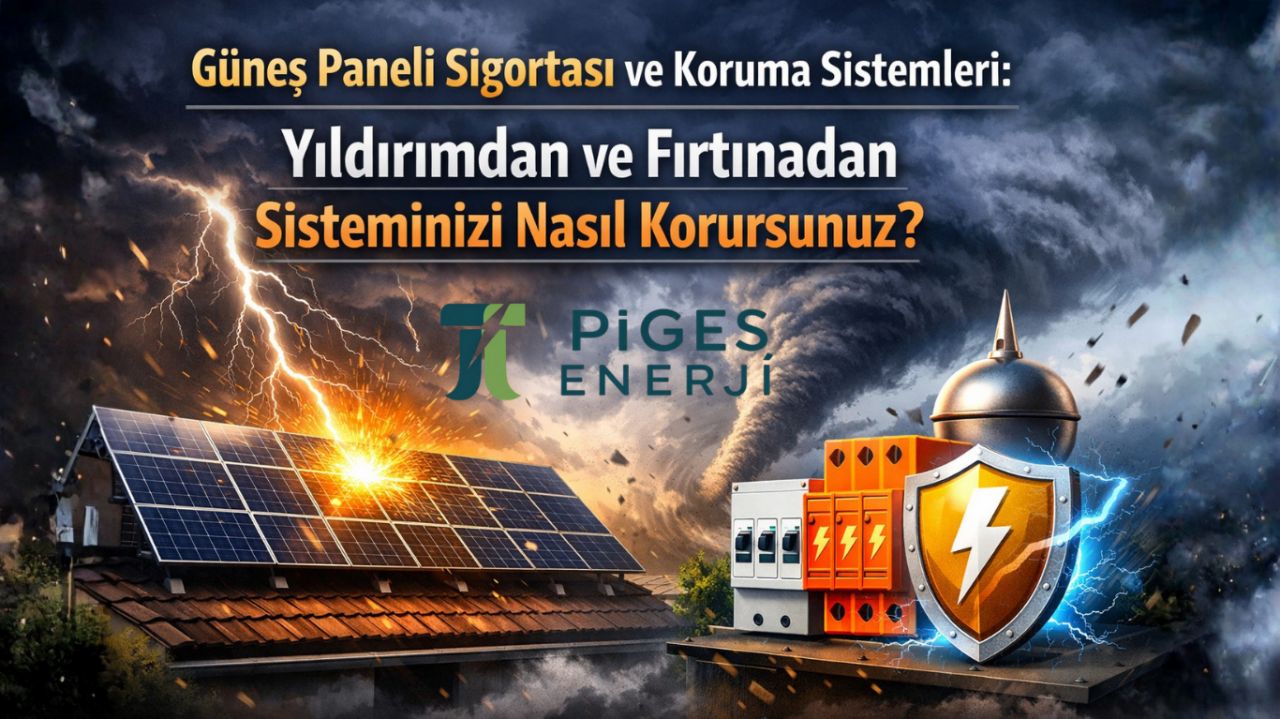Güneş Paneli Sigortası ve Koruma Sistemleri: Yıldırımdan ve Fırtınadan Sisteminizi Nasıl Korursunuz?