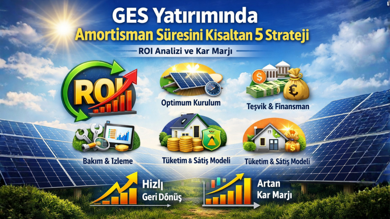 GES Yatırımında Amortisman Süresini Kısaltan 5 Strateji: ROI Analizi ve Kar Marjı