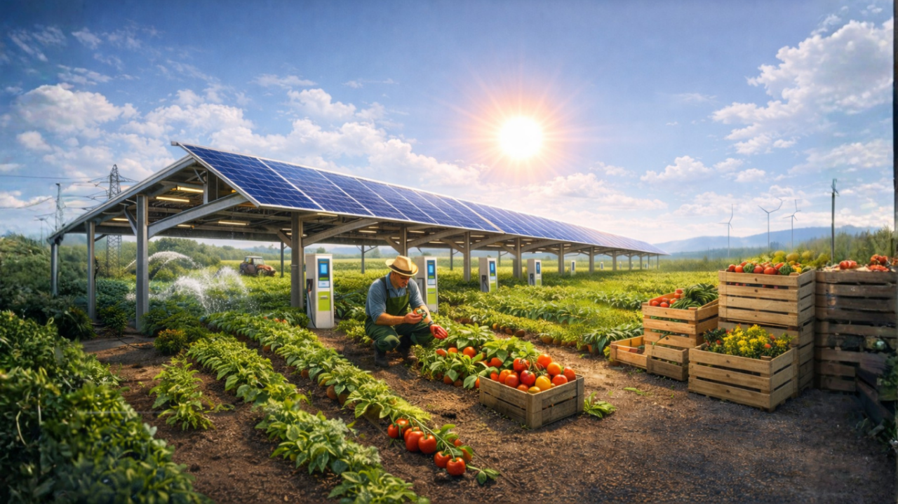 Tarım Üstü GES (Agrivoltaik): Aynı Araziden Hem Mahsul Hem Enerji Hasadı Yapmanın Mühendislik Sırları