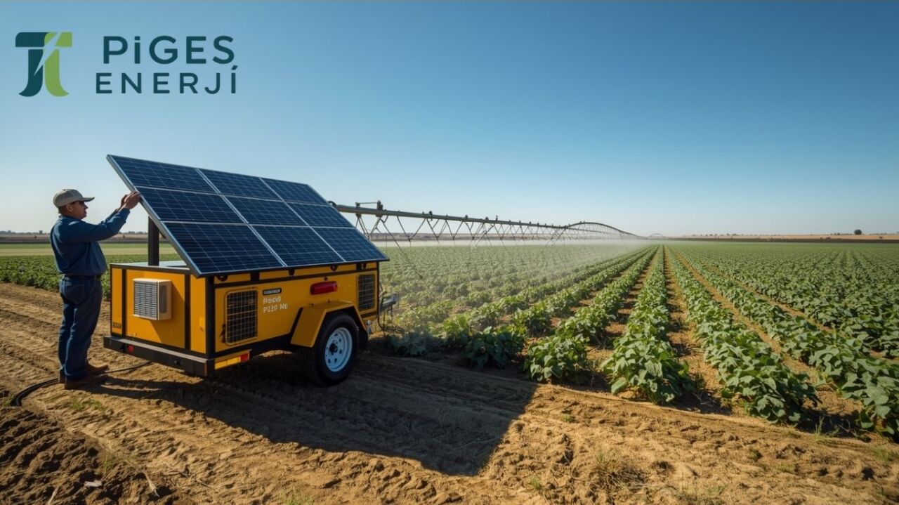 Mobil Güneş Panelleri: Tarladan Tarlaya Taşınabilir Sulama Sistemleri ile Maksimum Esneklik ve Verim ????☀️????