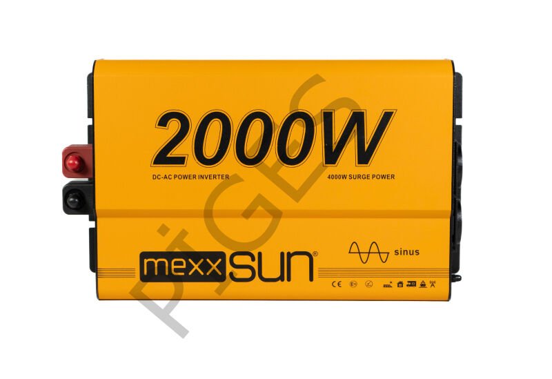 Mexxsun 24 Volt 2000 Watt Tam Sinus inverter