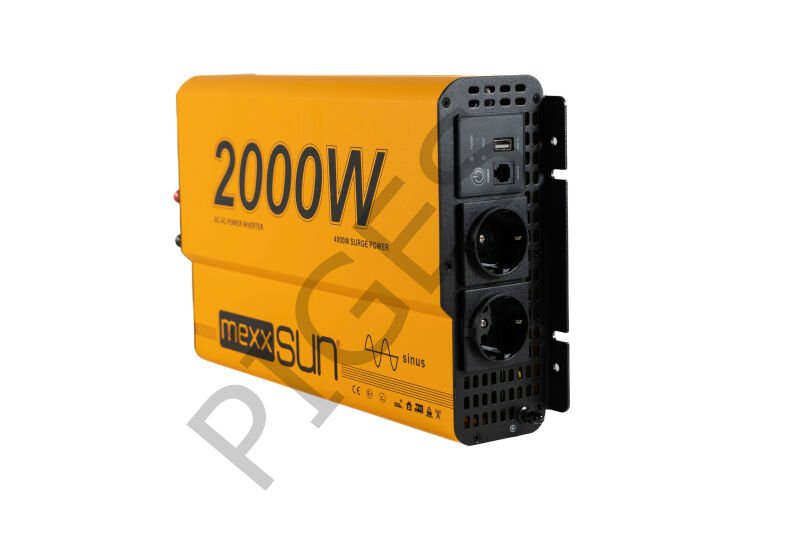 Mexxsun 12 Volt 2000 Watt Tam Sinus inverter