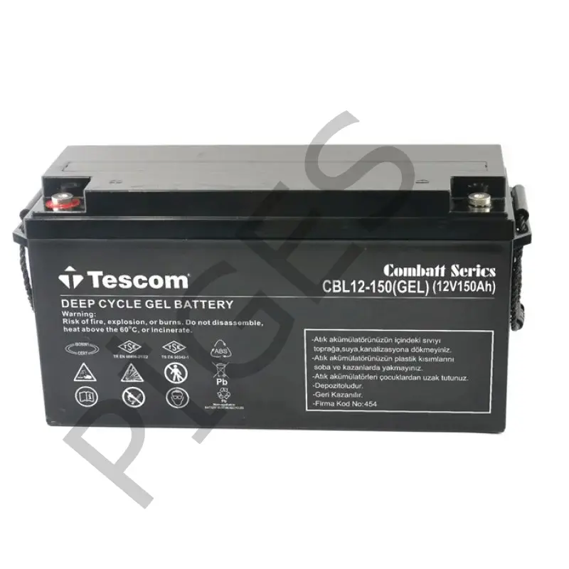 TECCOM COMBATT SERİES 12 VOLT 150 AH JEL AKÜ