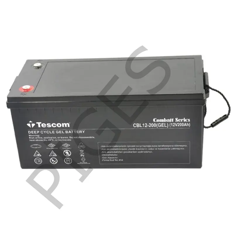 TECCOM COMBATT SERİES 12 VOLT 200 AH JEL AKÜ