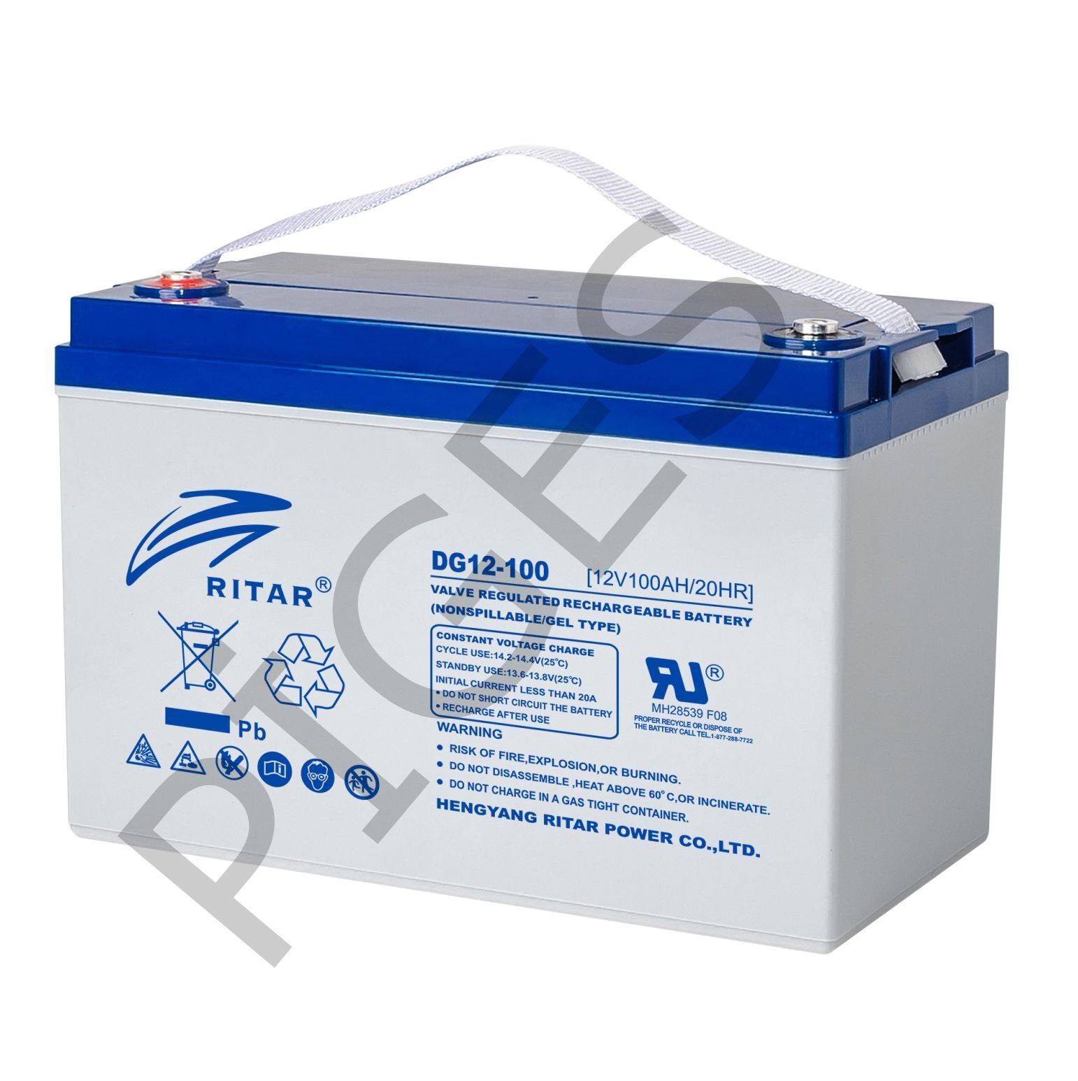 RİTAR DG12 VOLT 100 AMPER JEL AKÜ