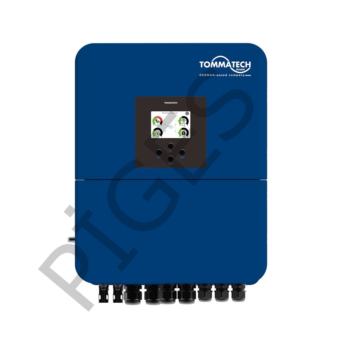 TommaTech Uno HİBRİT  6.0kW Tek Faz İnverter