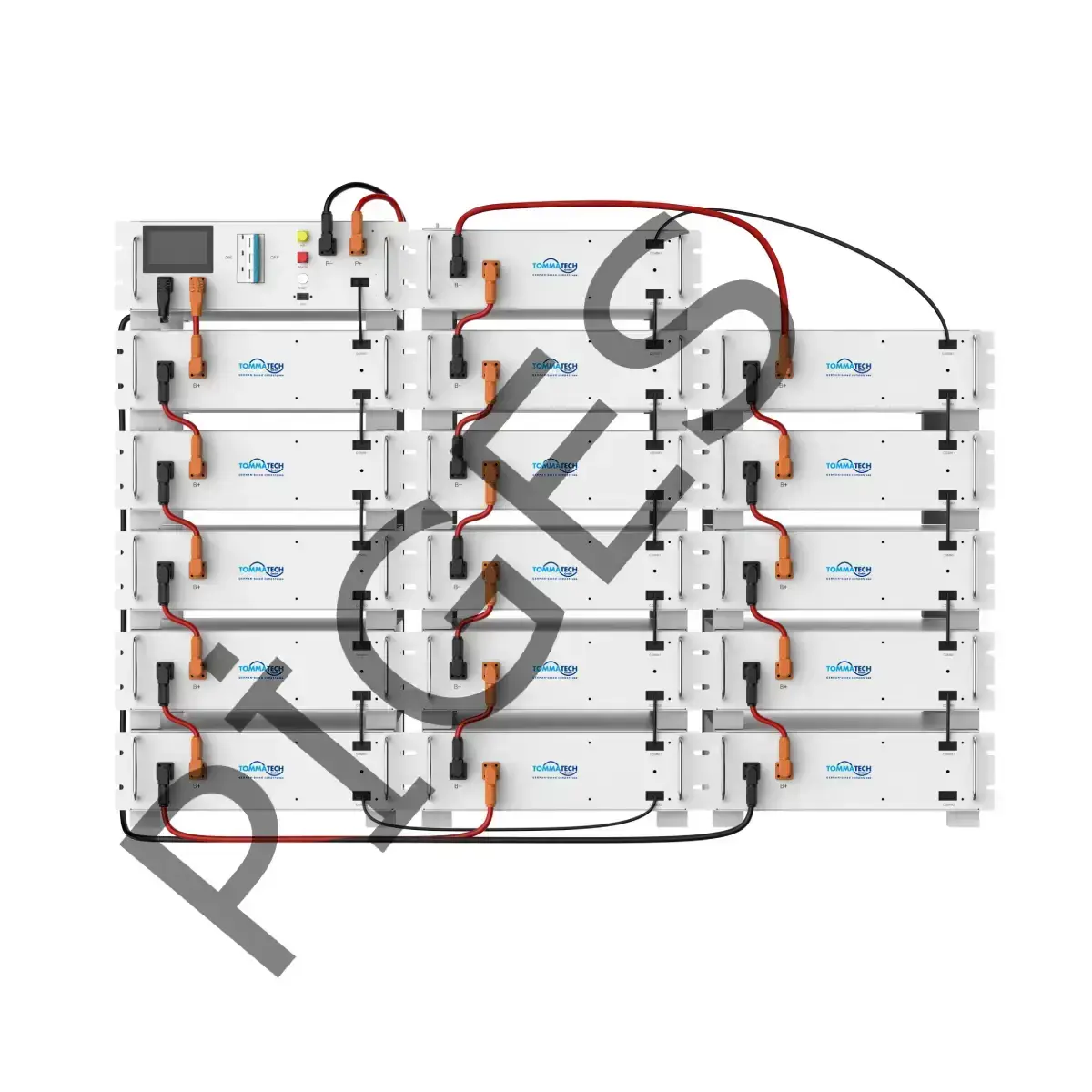 TommaTech 61.44 kWh  Modüler Yüksek Voltajlı batarya  Enerji Depolama Sistemi