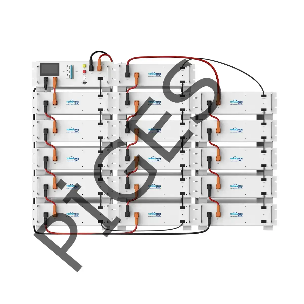 TommaTech 81.92 kWh  Modüler Yüksek Voltajlı batarya  Enerji Depolama Sistemi