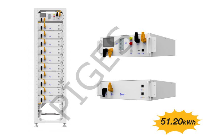DEYE Yüksek Voltaj Lityum Akü 51.2 kWh