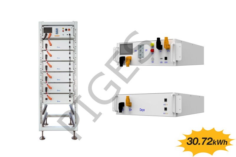 DEYE Yüksek Voltaj Lityum Akü 30.72 kWh