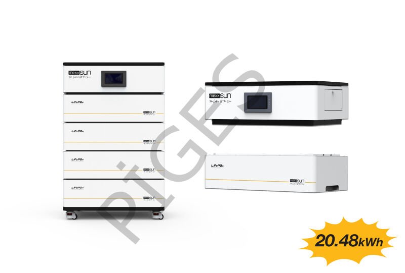 MEXXSUN Yüksek Voltaj Lityum Akü 20.48 kWh