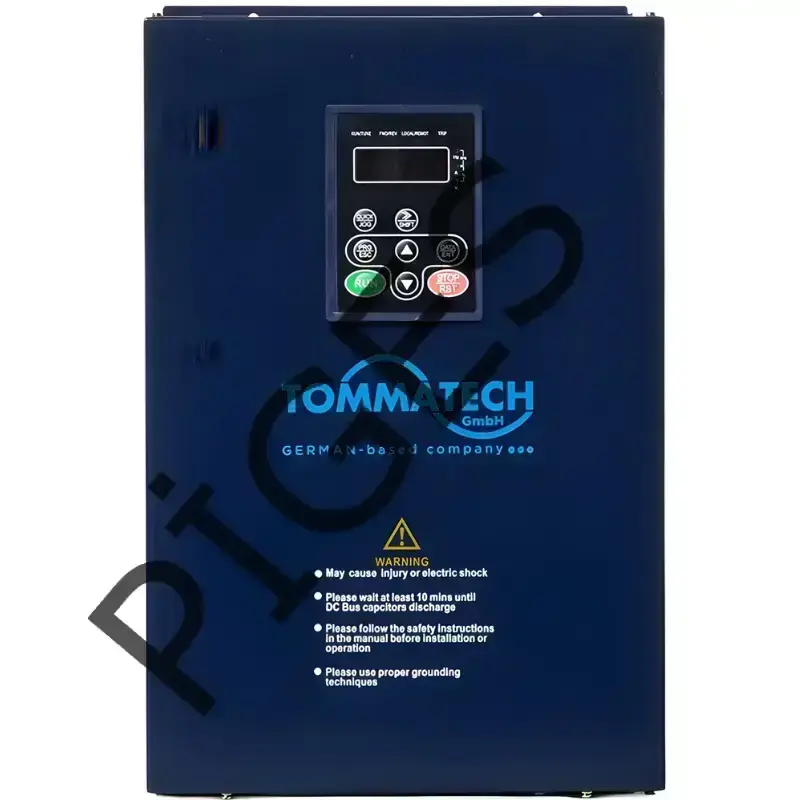 TommaTech 150hp/110 kW 900VDC 3 Faz/380VAC led ekran Solar Sulama Pompası İnverteri