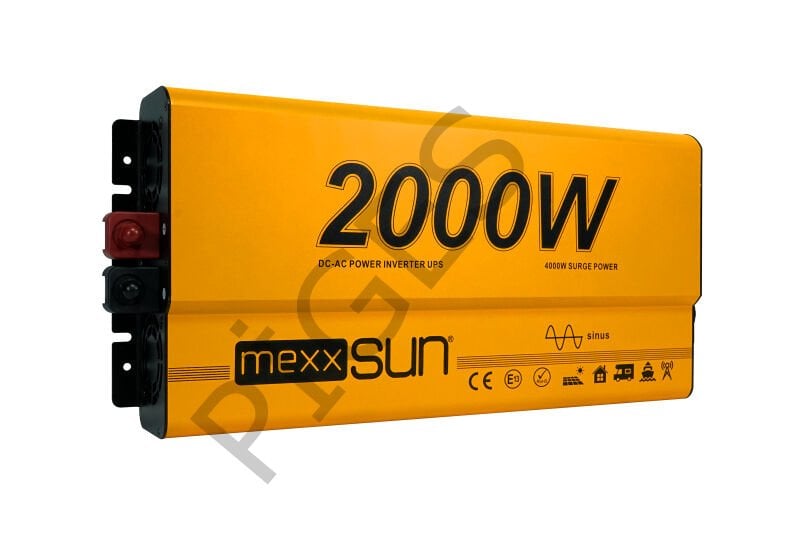 Mexxsun 12 Volt 2000 Watt (ATS) Tam Sinus UPS Ekranlı inverter