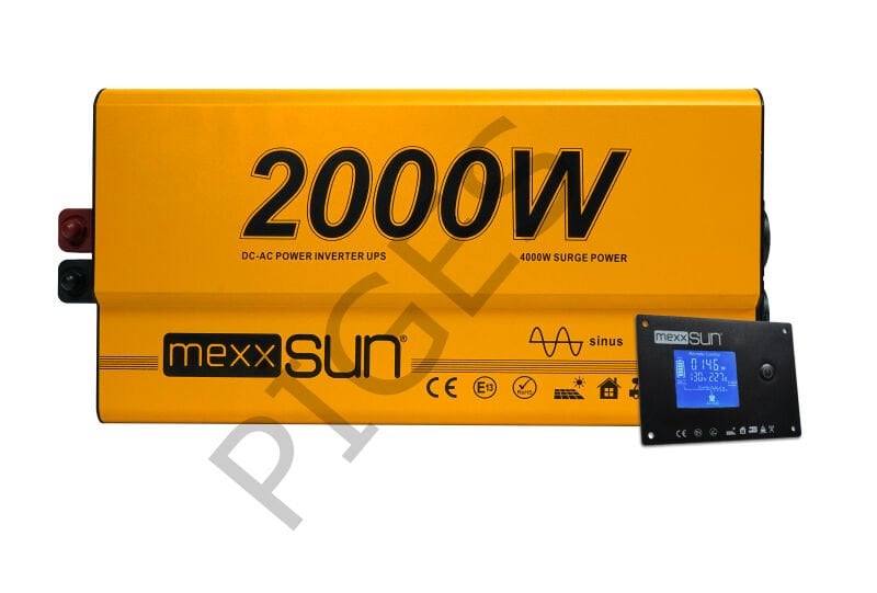 Mexxsun 12 Volt 2000 Watt (ATS) Tam Sinus UPS Ekranlı inverter