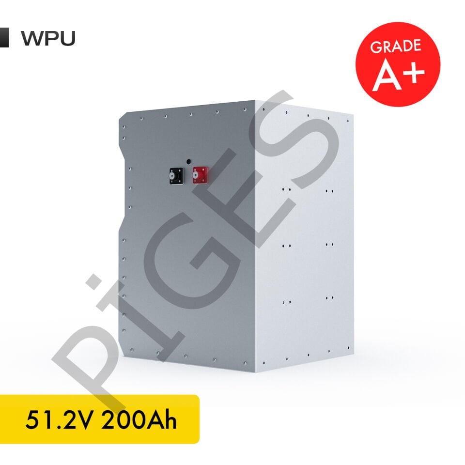 WERER ENERGY 51.2V | 210 AH 10.7 KW WPU LiFePO4 Lityum Demir Fosfat Batarya/Akü – Bluetooth